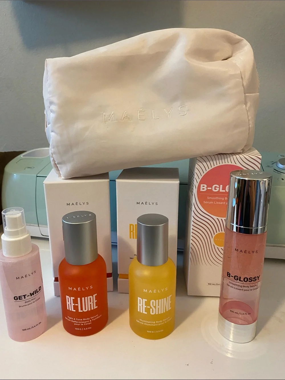 Maëlys Re-Shine & Re-Lure Skincare Set — Pink, Orange, Yellow